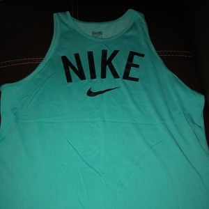 Nike Teal workout tank top size L